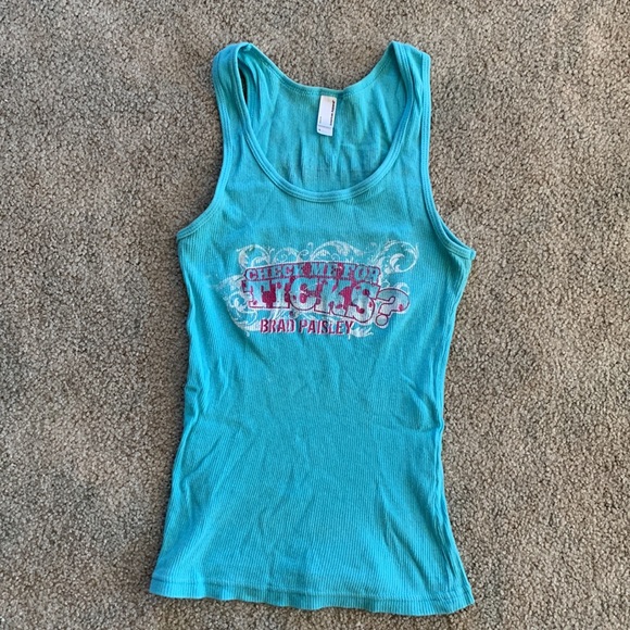 Concert Tank Brad Paisley 2007 sz Small - Picture 2 of 4